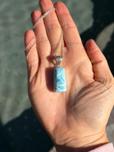 Load image into Gallery viewer, Larimar Sterling Silver Pendant 66jk