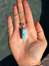 Load image into Gallery viewer, Larimar Sterling Silver Pendant 66jk