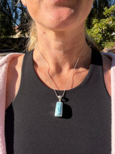 Load image into Gallery viewer, Larimar Sterling Silver Pendant 66jk