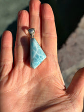 Load image into Gallery viewer, Larimar Sterling Silver Pendant 96RS