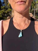 Load image into Gallery viewer, Larimar Sterling Silver Pendant 96RS