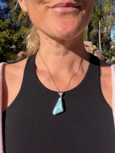 Load image into Gallery viewer, Larimar Sterling Silver Pendant 96RS