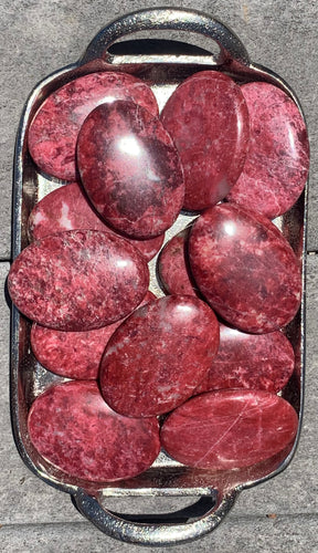 Thulite Palmstone- Intuitively Selected