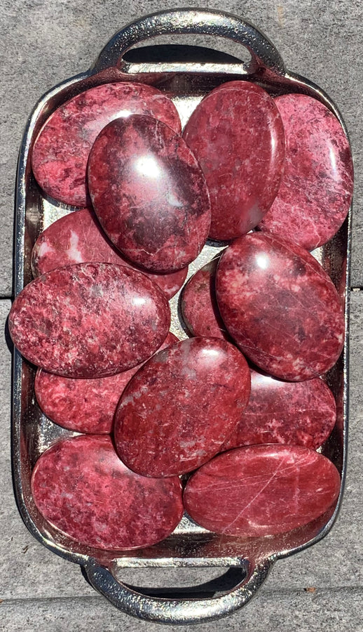 Thulite Palmstone- Intuitively Selected