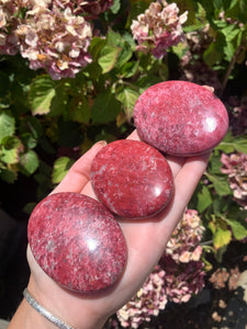 Thulite Palmstone- Intuitively Selected