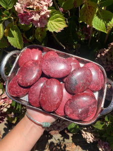 Thulite Palmstone- Intuitively Selected