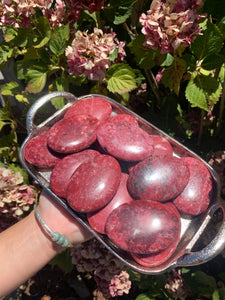 Thulite Palmstone- Intuitively Selected