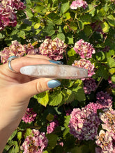 Load image into Gallery viewer, Flower Agate Moon with Stand