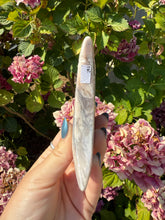 Load image into Gallery viewer, Flower Agate Moon with Stand