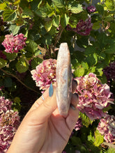 Load image into Gallery viewer, Flower Agate Moon with Stand