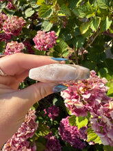 Load image into Gallery viewer, Flower Agate Moon with Stand