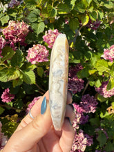 Load image into Gallery viewer, Flower Agate Moon with Stand