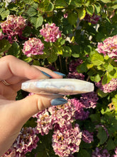 Load image into Gallery viewer, Flower Agate Moon with Stand