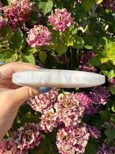 Load image into Gallery viewer, Flower Agate Moon with Stand