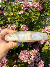 Load image into Gallery viewer, Flower Agate Moon with Stand
