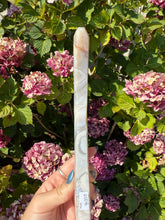 Load image into Gallery viewer, Flower Agate Moon with Stand