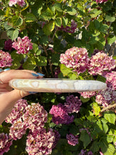 Load image into Gallery viewer, Flower Agate Moon with Stand