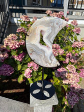 Load image into Gallery viewer, Flower Agate Moon with Stand