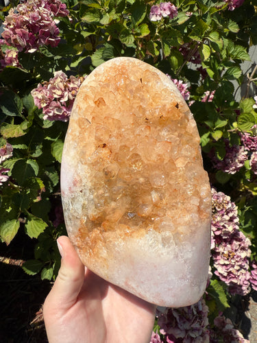 Pink Amethyst Cut Base