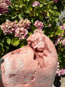 Pink Amethyst Cut Base