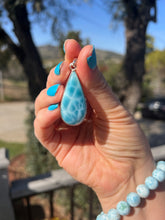 Load image into Gallery viewer, Larimar Teardrop Pendant