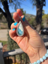 Load image into Gallery viewer, Larimar Teardrop Pendant
