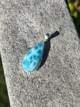 Load image into Gallery viewer, Larimar Teardrop Pendant