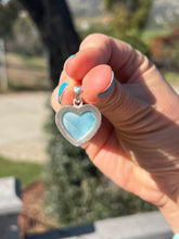 Load image into Gallery viewer, Larimar Heart Pendant