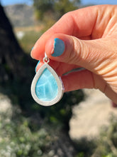Load image into Gallery viewer, Larimar Teardrop Pendant