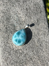 Load image into Gallery viewer, Larimar Teardrop Pendant