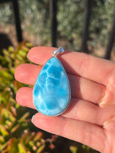 Load image into Gallery viewer, Larimar Large Teardrop Pendant
