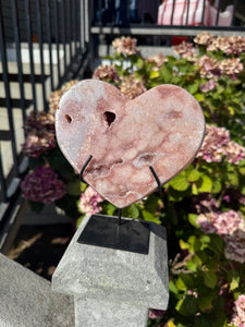 Pink Amethyst Heart