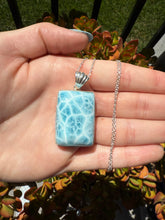 Load image into Gallery viewer, Larimar Rectangle Pendant