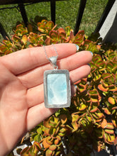 Load image into Gallery viewer, Larimar Rectangle Pendant