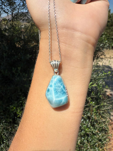 Larimar Pendant