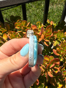 Larimar Triangle Pendant