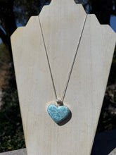 Load image into Gallery viewer, Larimar Heart Pendant