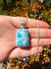Load image into Gallery viewer, Larimar Rectangle Pendant