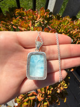 Load image into Gallery viewer, Larimar Rectangle Pendant