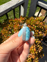 Load image into Gallery viewer, Larimar Rectangle Pendant