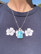 Load image into Gallery viewer, Larimar Rectangle Pendant