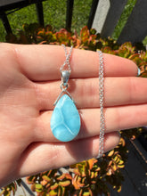 Load image into Gallery viewer, Larimar Teardrop Pendant