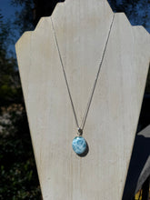 Load image into Gallery viewer, Larimar Oval Pendant