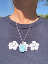 Load image into Gallery viewer, Larimar Oval Pendant