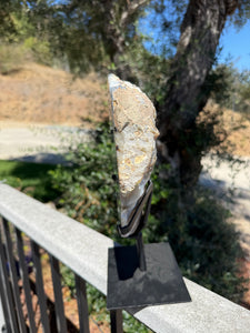 Agate Slab on Stand