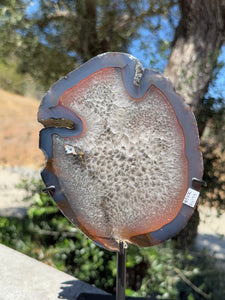 Agate Slab On Stand