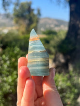 Load image into Gallery viewer, Lemurian Aquantine Calcite Tower