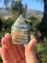Load image into Gallery viewer, Lemurian Aquantine Calcite Tower