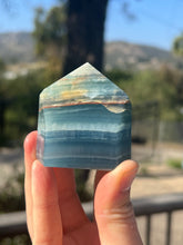 Load image into Gallery viewer, Lemurian Aquantine Calcite Tower