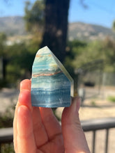 Load image into Gallery viewer, Lemurian Aquantine Calcite Tower